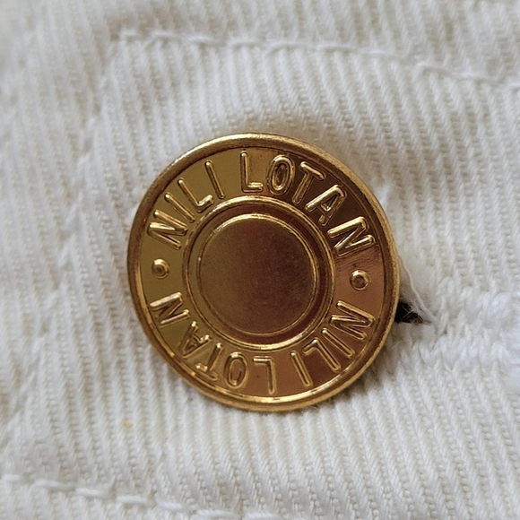 Nili Lotan Joan Pants - Classy Ecru White Jeans - Picture 8 of 8